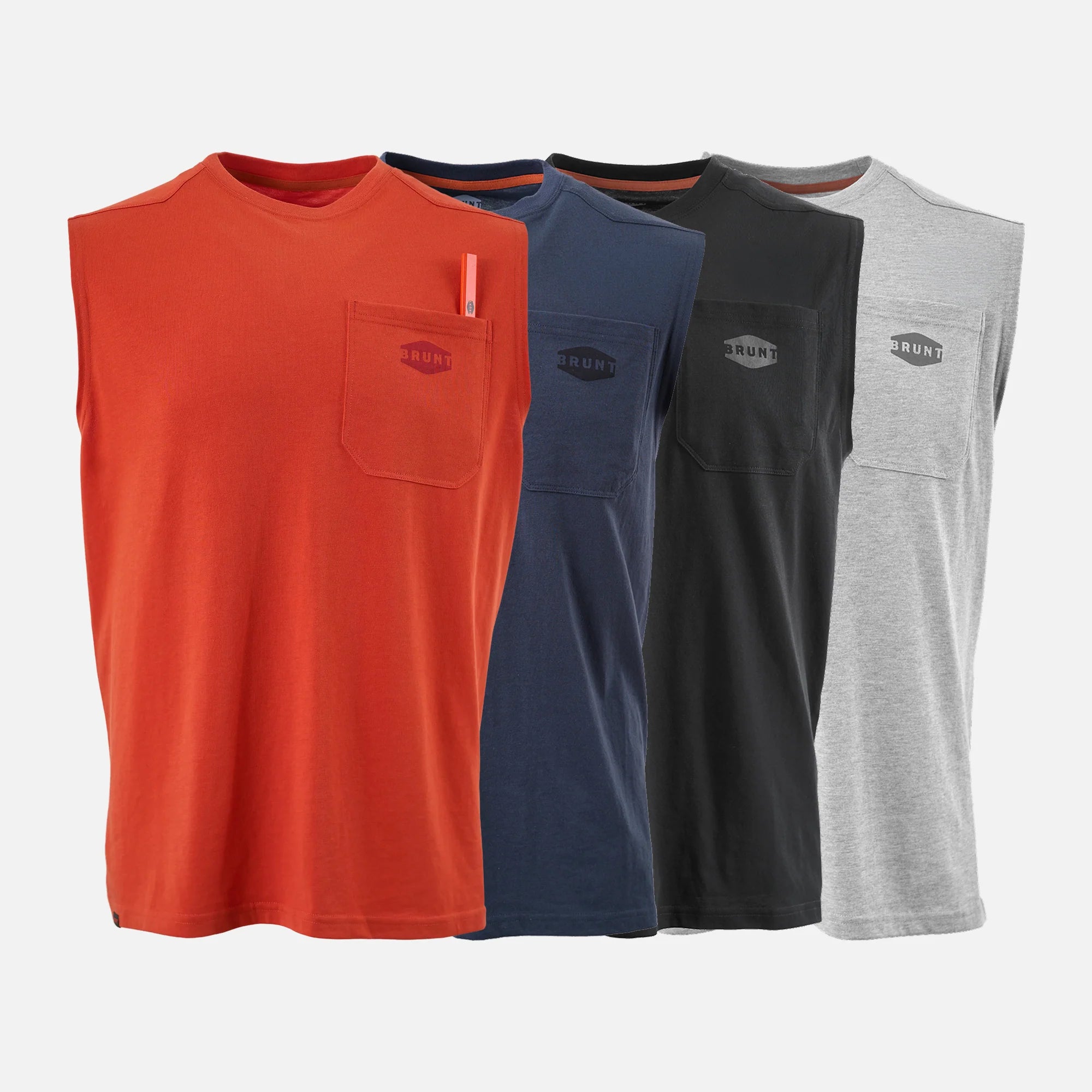 The Martin Sleeveless Pocket Tee Pack