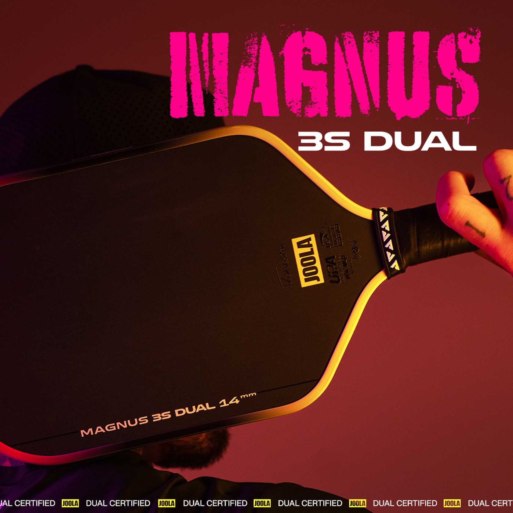 JOOLA Magnus 3S Dual 14mm Pickleball Paddle