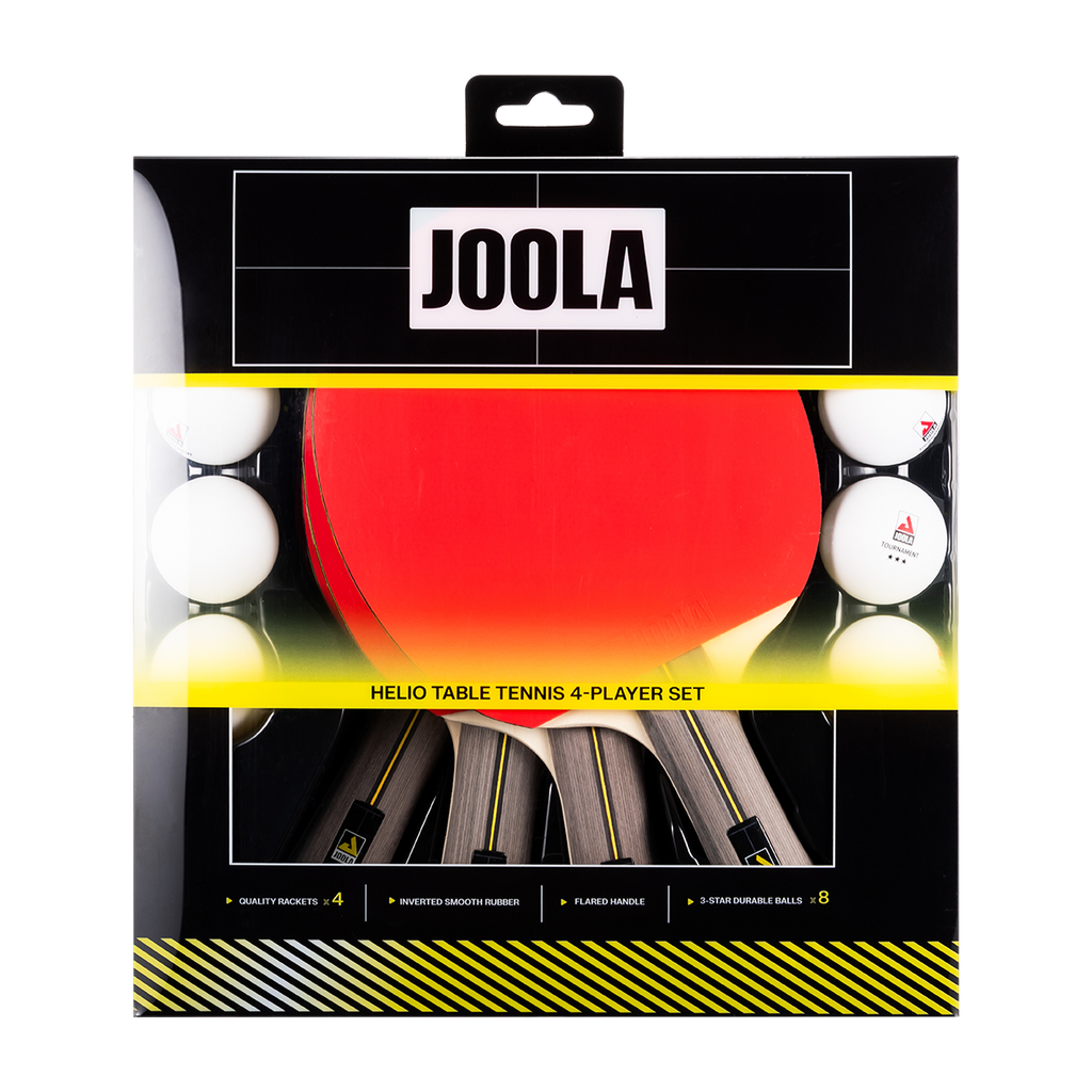 JOOLA Helio 4-Player Table Tennis Set