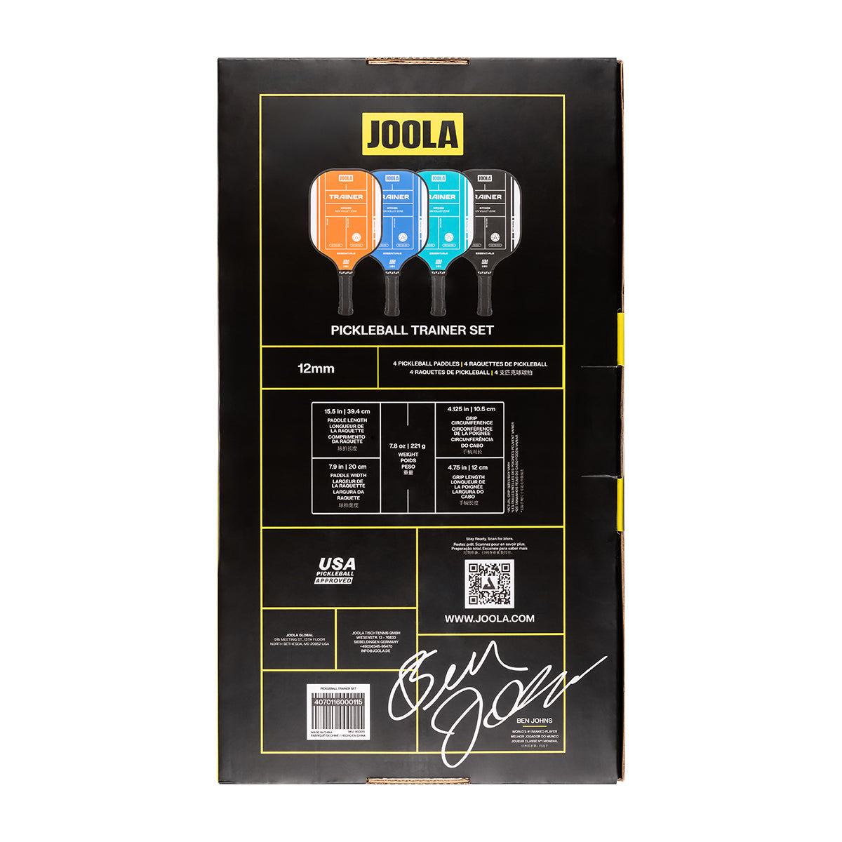 JOOLA Pickleball Trainer Paddle Set
