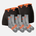 The Comfort Tech 6 Boxers & Everyday Socks Bundle