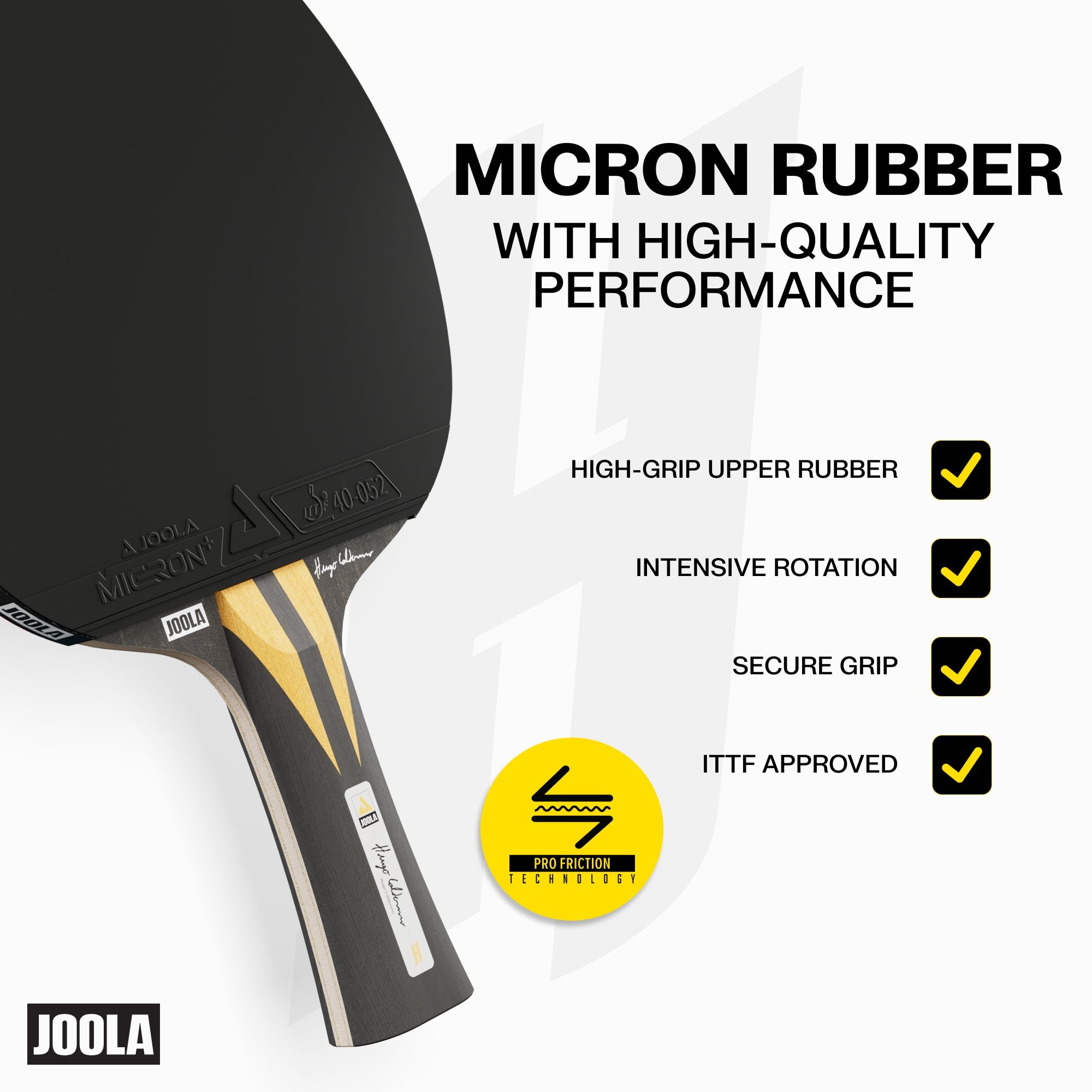 JOOLA Hugo Calderano Infinity Carbon Table Tennis Racket