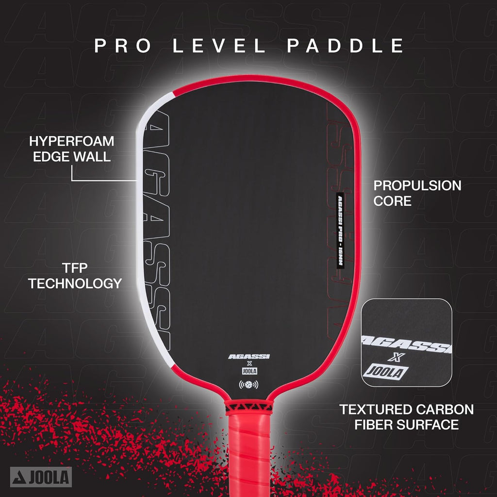JOOLA Agassi Pro 16mm Pickleball Paddle