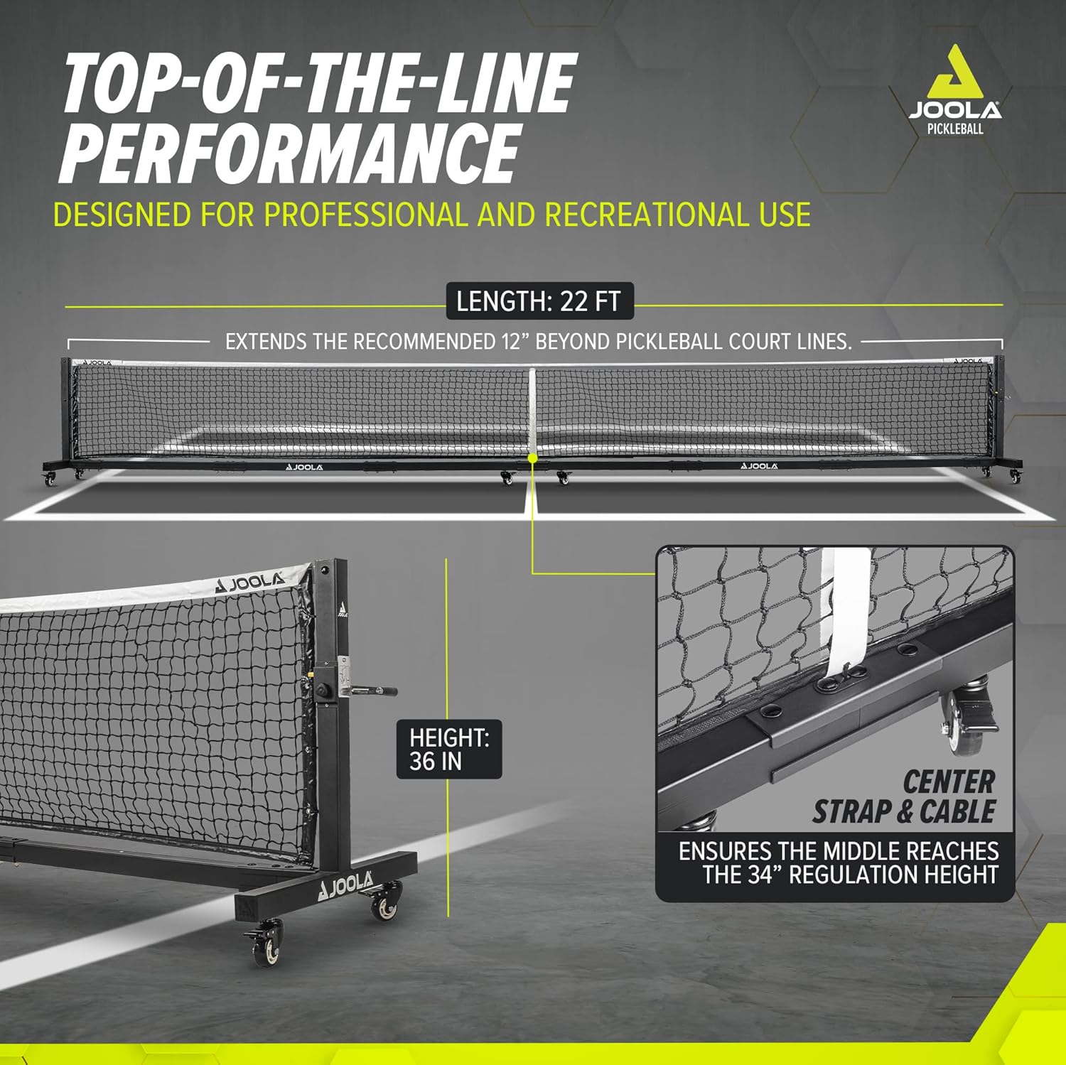 JOOLA Pro Pickleball Net (C)