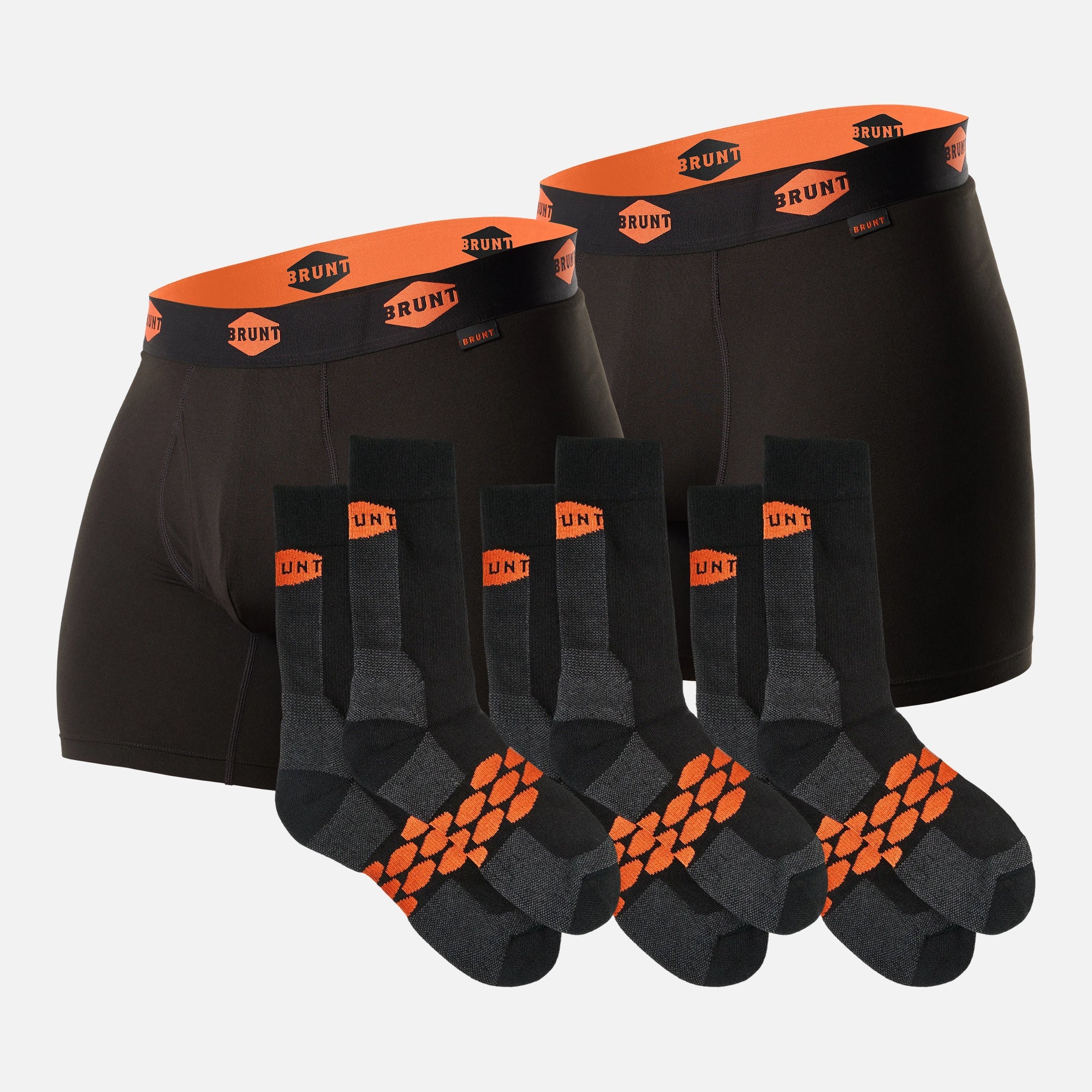 The Comfort Tech 6 Boxers & Everyday Socks Bundle