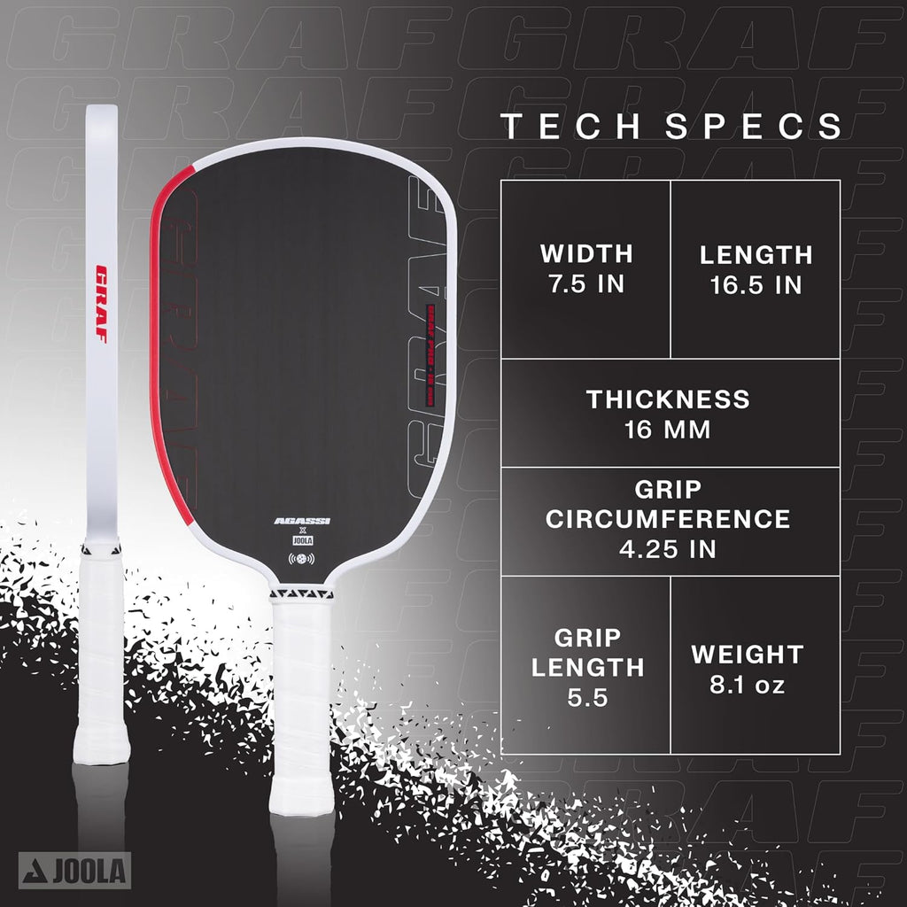 JOOLA Graf Pro 16mm Pickleball Paddle