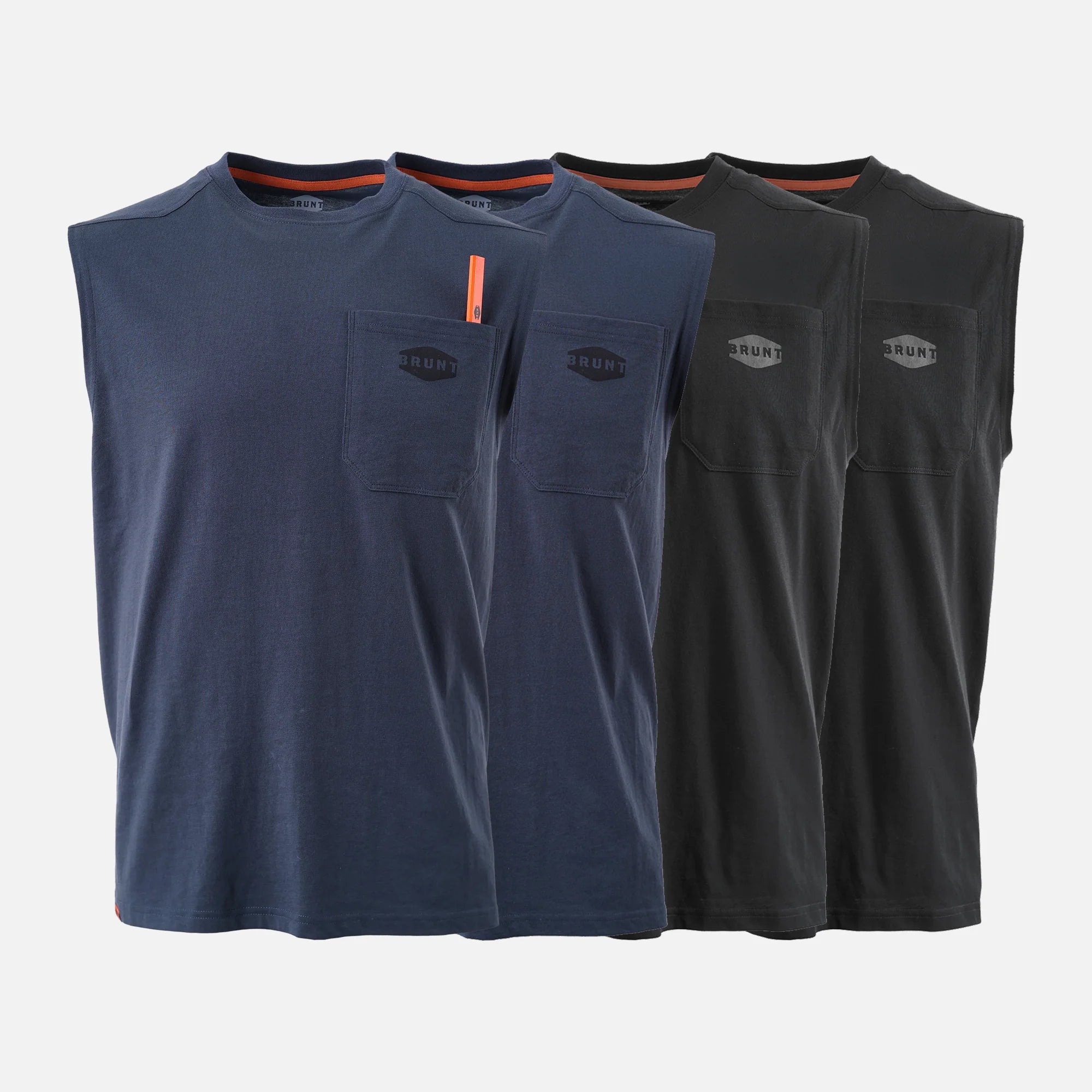 The Martin Sleeveless Pocket Tee Pack